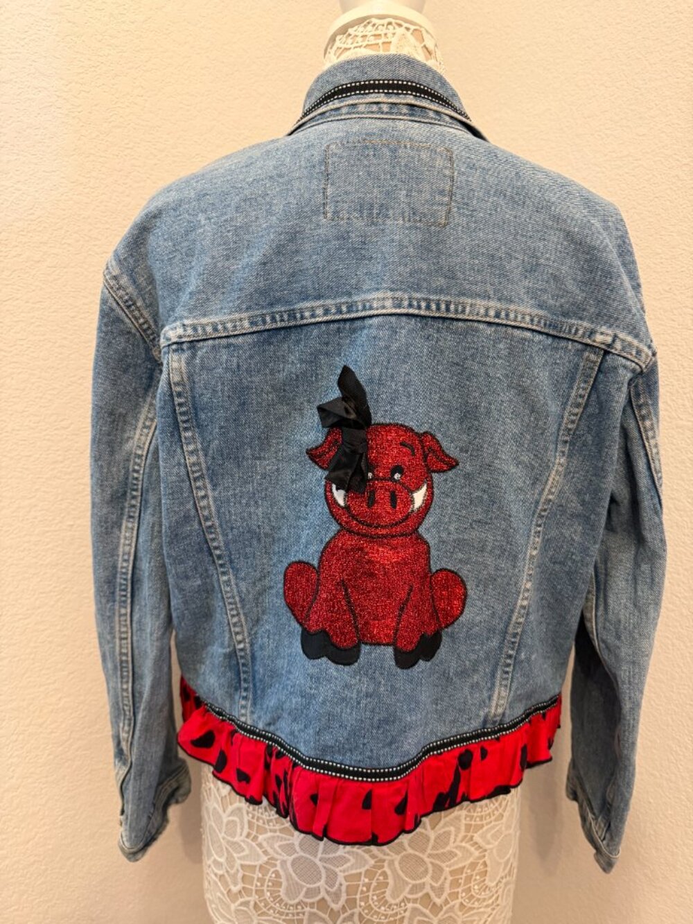 Liz Claiborne Statement Denim Jacket(L)